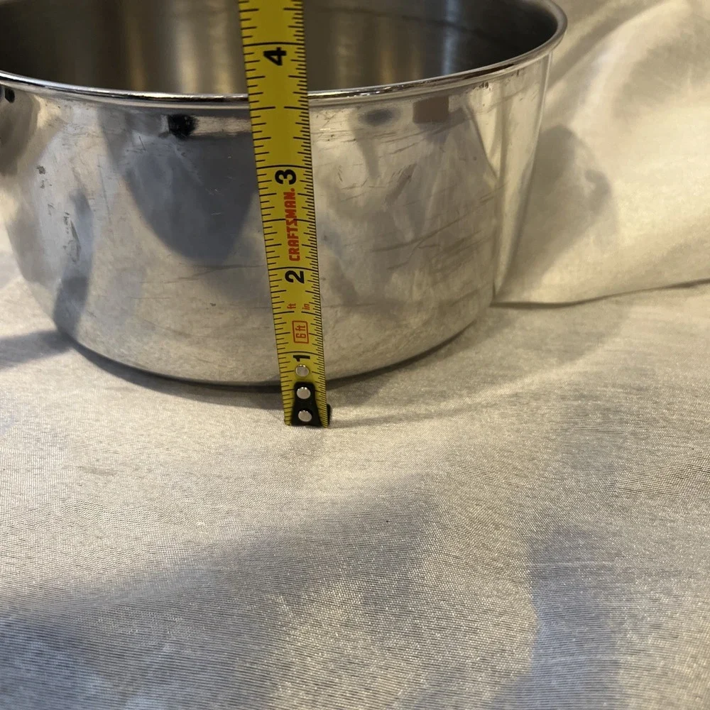 VTG Revere Ware 2qt Sauce Pan 18/10 Stainless Steel & Lid‎  - Clinton ILL USA